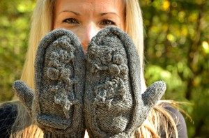 The Holly Mitten backs