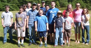 The Maze Building Crew for the 2014 Caution Tape Maze