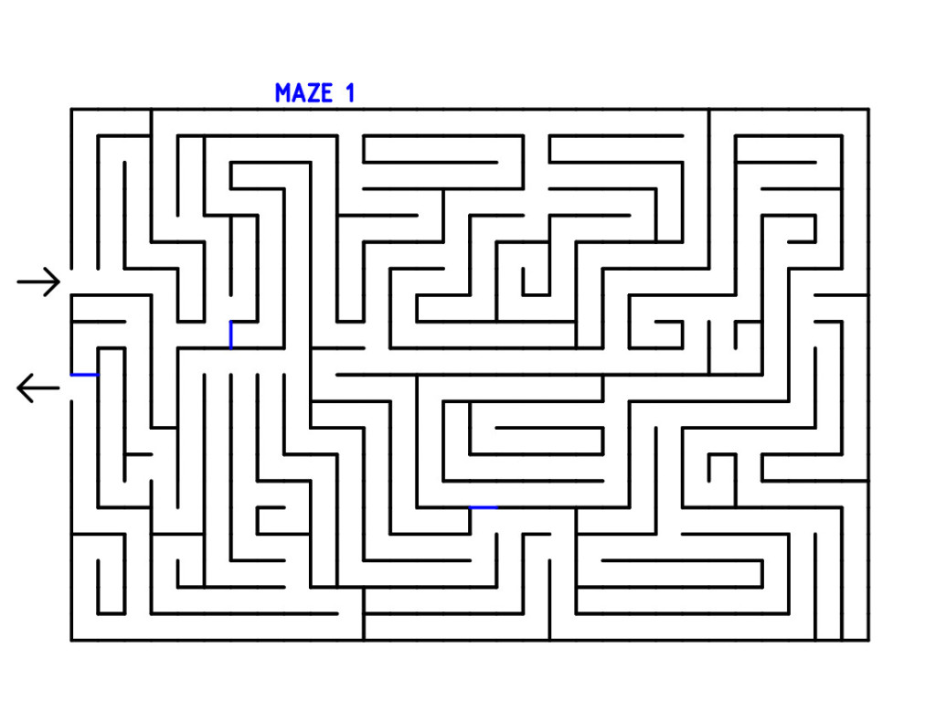 The 2015 Caution Tape Maze, in the first configuration