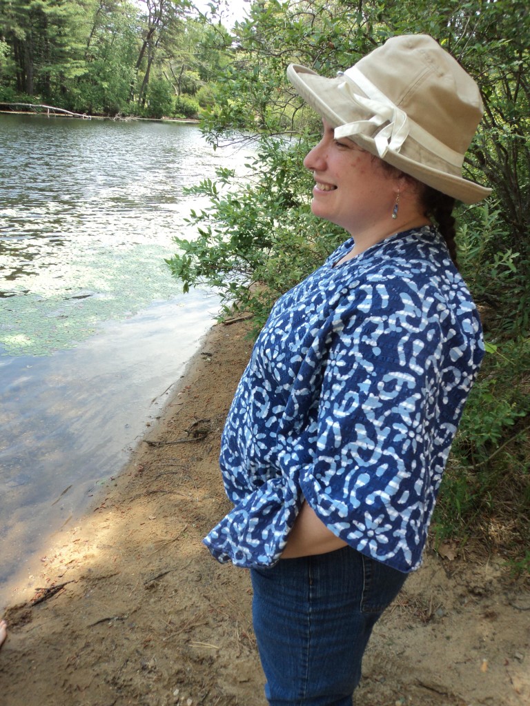 Chris by the pond