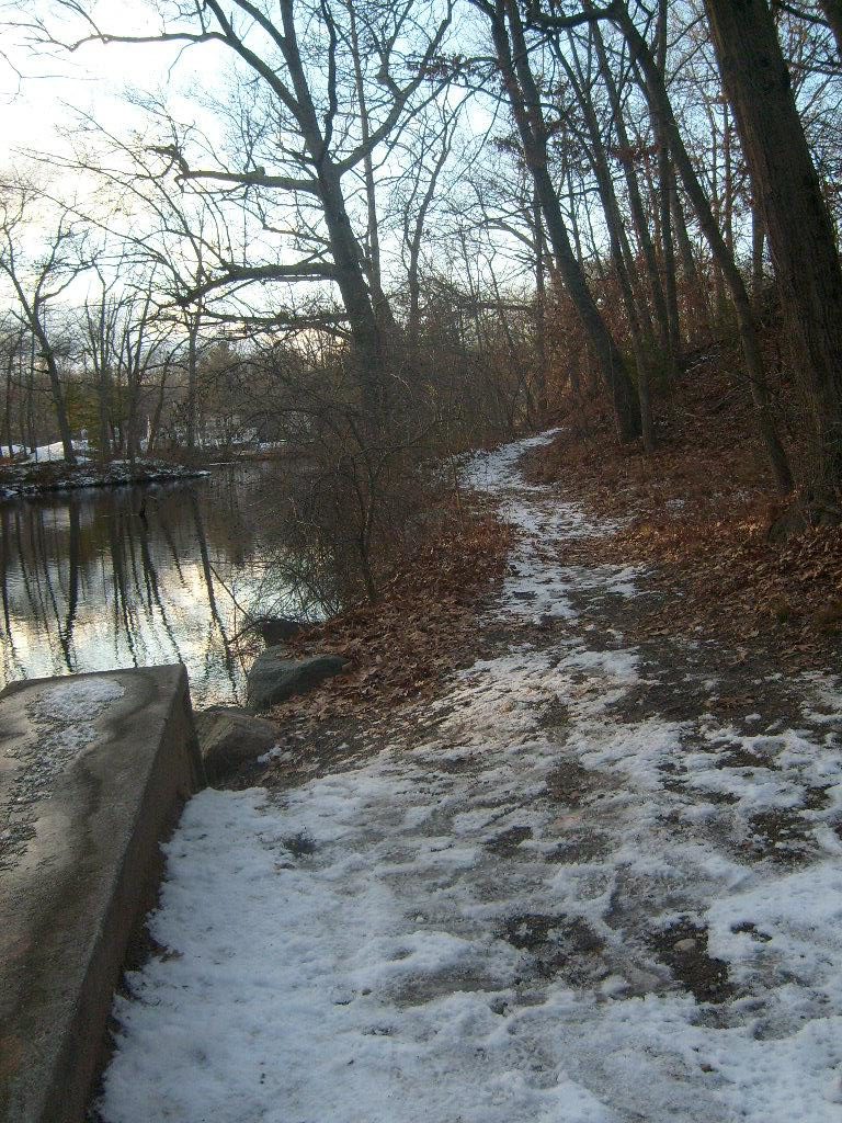 The path at Mechanic's Pond