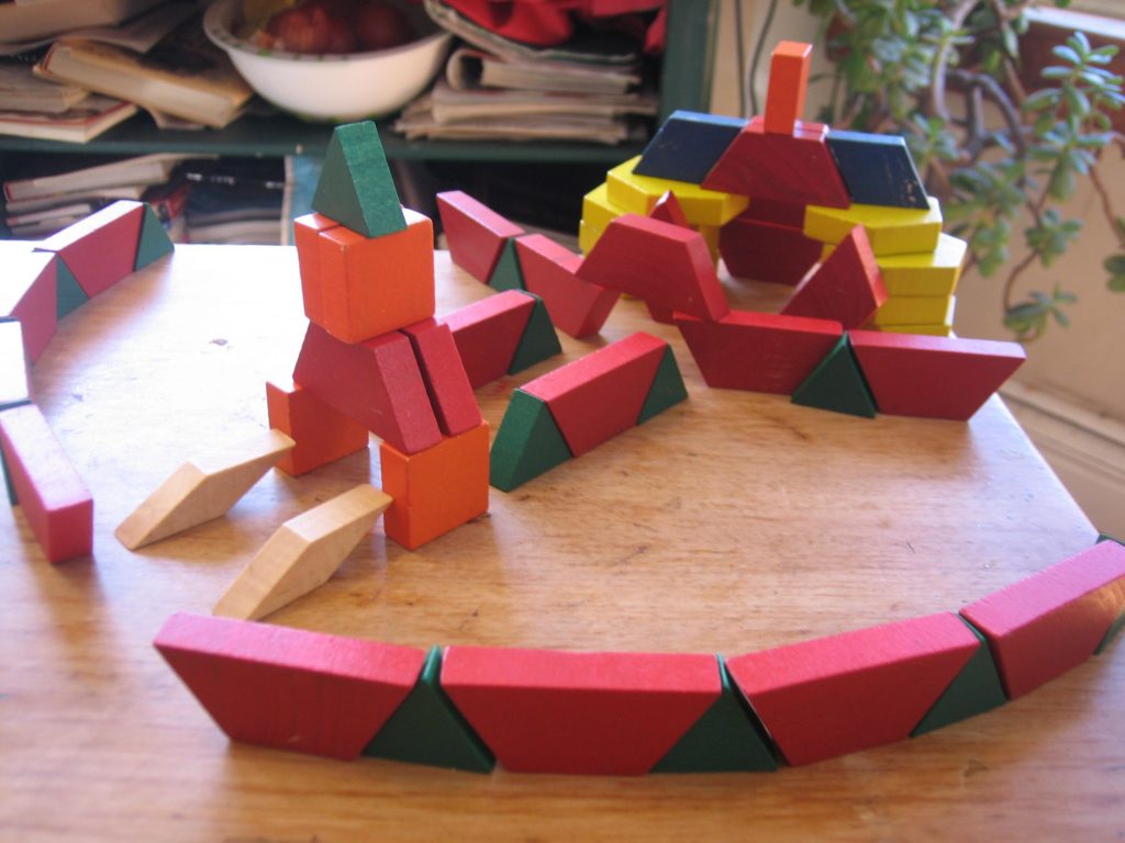 overview of K's pattern block palace